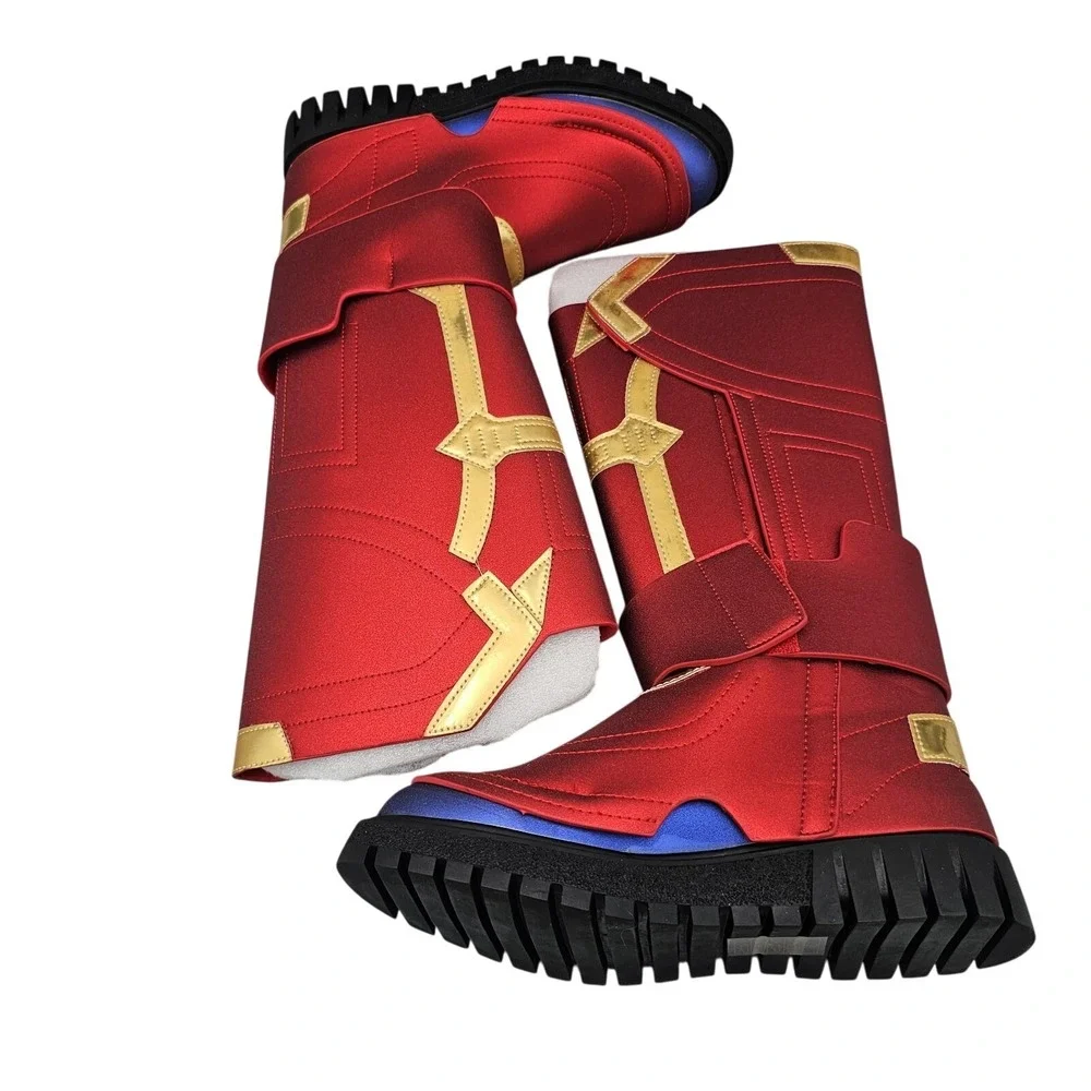 Rubie's Women's Size 9 Captain Marvel‎ Boots Cosplay Costume Dress Up Outfit - Picture 7 of 7
